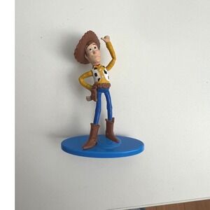 Disney Pixar Toy Story Woody Mini Figure Mattel 2019 Blue Base Cowboy Toy GFR21